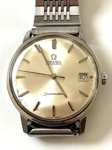 Vintage 60s Omega Seamaster Watch AS IS Deville Diver Parts