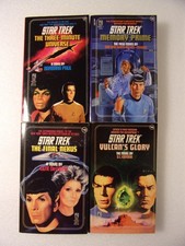 Lot of 4 Star Trek The Original Series Paperback Books 41, 42, 43, and 44