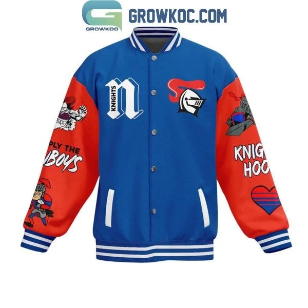 Newcastle Knights Defend The Kingdom Fan Baseball Jacket