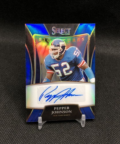 Pepper Johnson #SSP-PJO 2021 Panini Select Signatures Select card