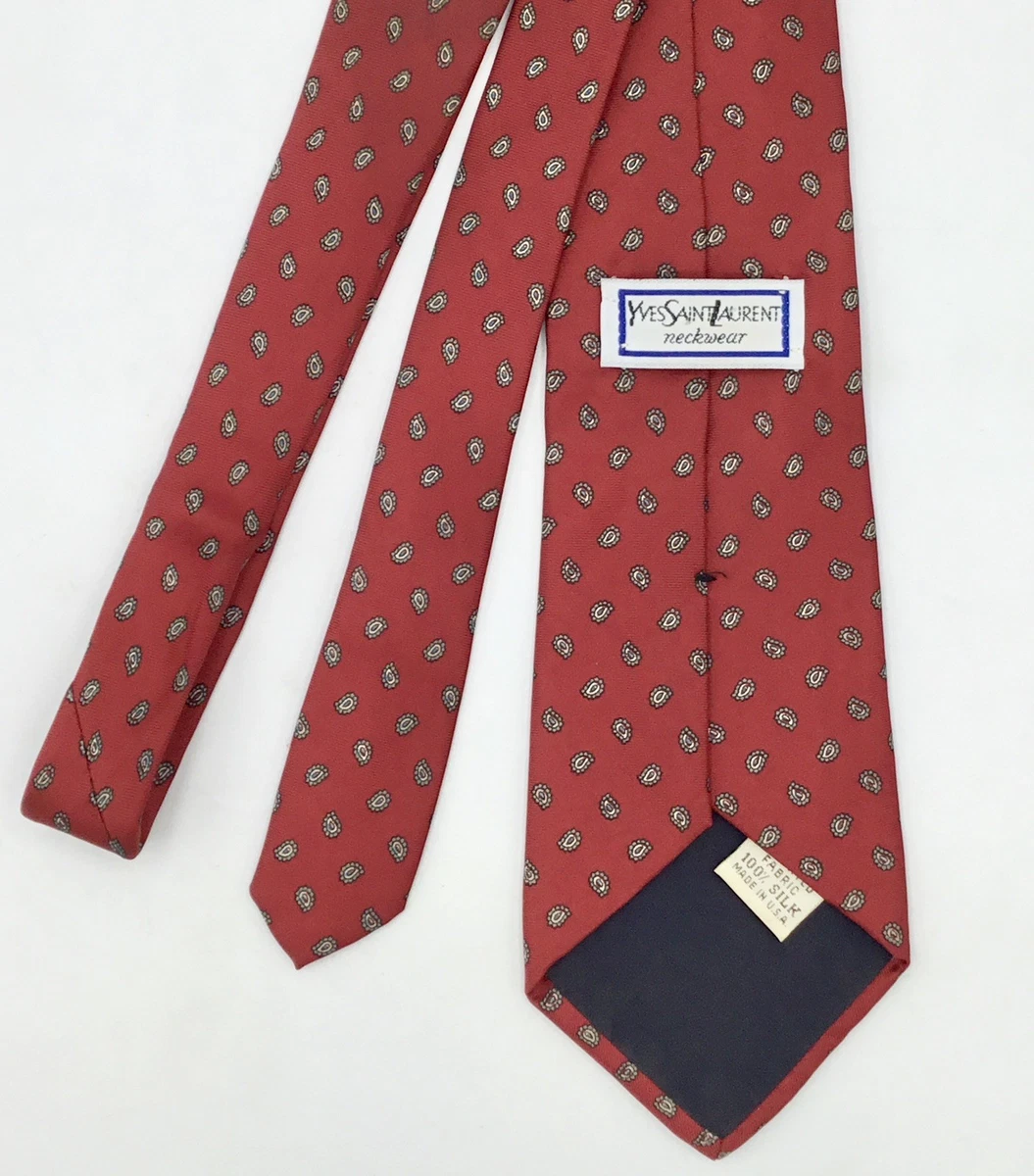 Saint Laurent Red Tie Ties for Men for sale | eBay