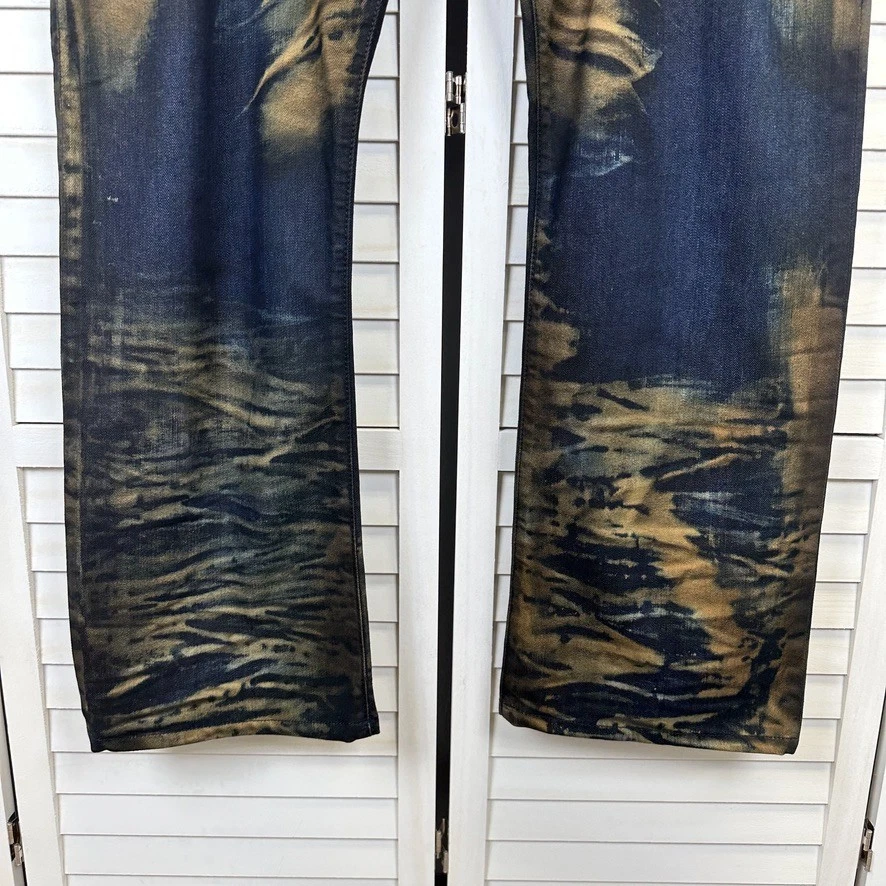 Robin's Jean Estilo D5696 Solapa Larga Recubierta de Oro Cristal Adornado Talla 40x31 Foto 3 de 4