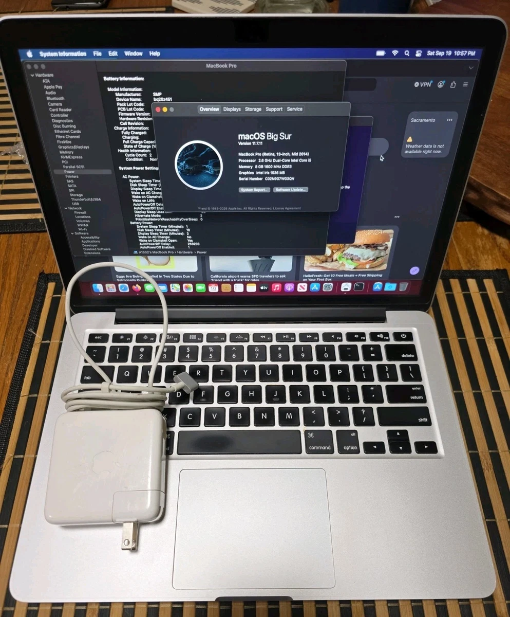 Apple MacBook Pro 13.3″ Laptops 2014 | Updated Oct 2026