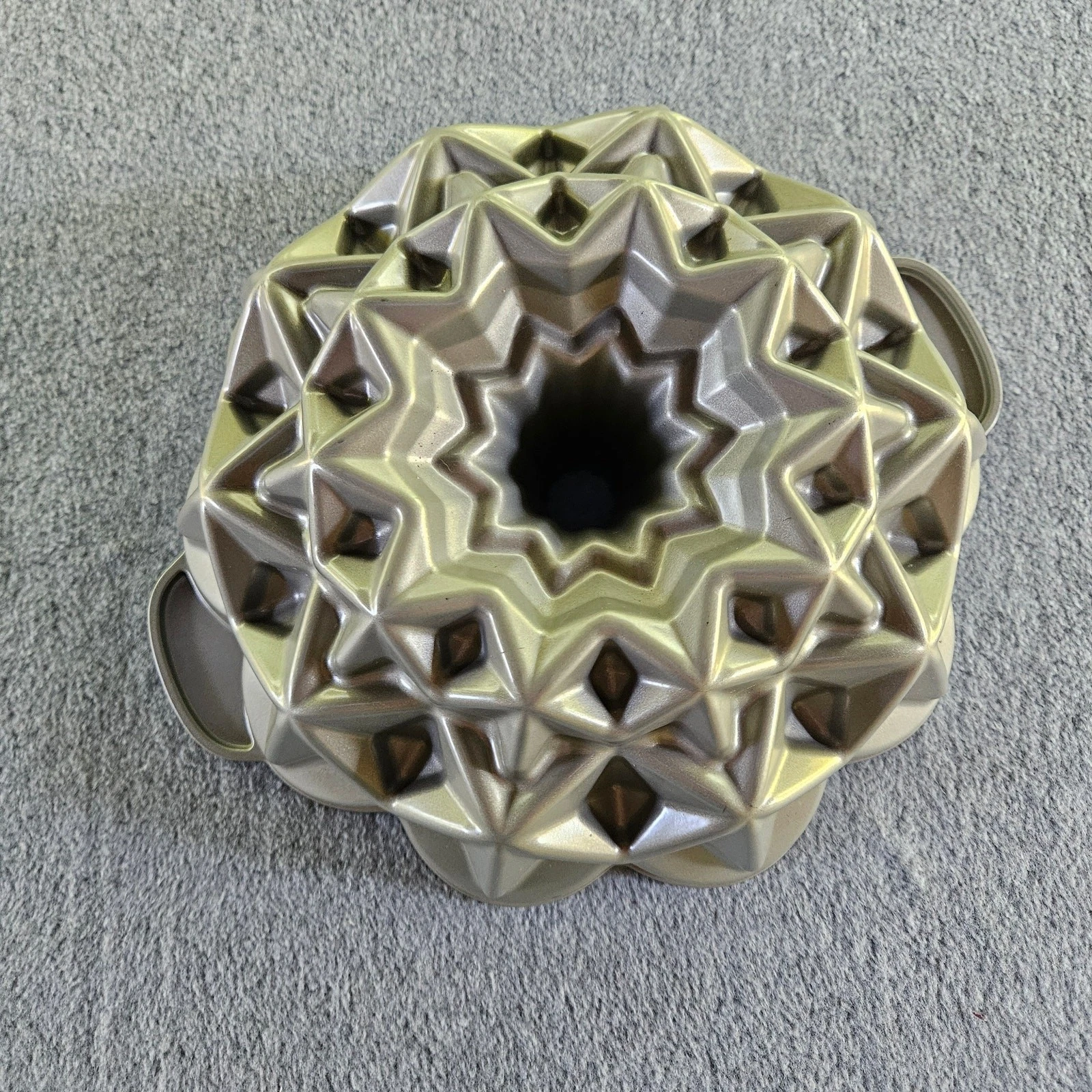 Anolon Diamond Star Shaped Fluted Baking Bake Cake Pan Mold Non Stick Vintge