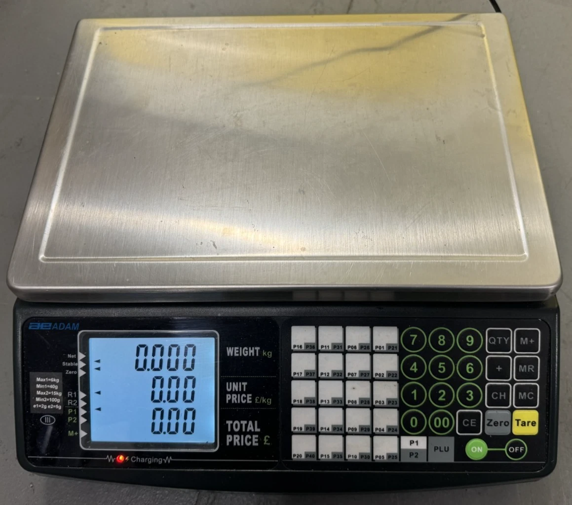 AE ADAM RAV 15Da Raven Price Computing Retail Scales 6kg/15kg - Trade Approved