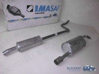 Imasaf Auspuffset Mitteltopf+Endtopf für Citroen C 3 II 1.4 Vti 95 2009-|+Blende