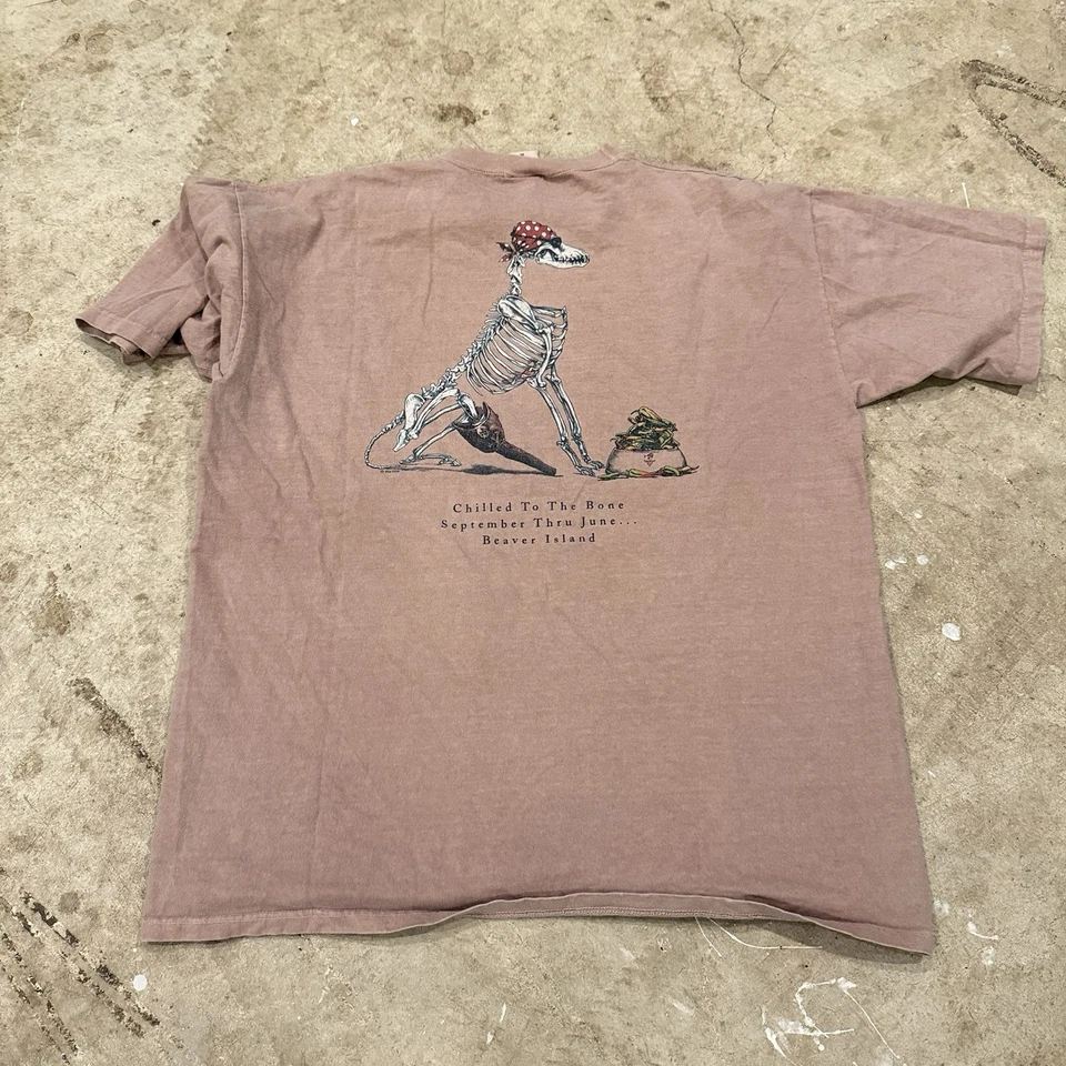 Camiseta De Colección Sea Dog Roja Púrpura Para Hombre Talla Única * Hecha en EE. UU. Foto 2 de 4