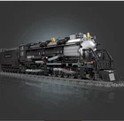 Building Blocks Steam Locomotive Railway Technical Train 1608 pcs 78 cm Long