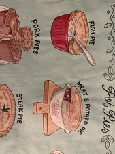 TJMaxx Shopping Bag Holiday POT PIES reusable Tote Bag