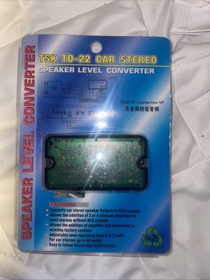 NEW! Car Stereo Speaker Level Converter TSK TD-22