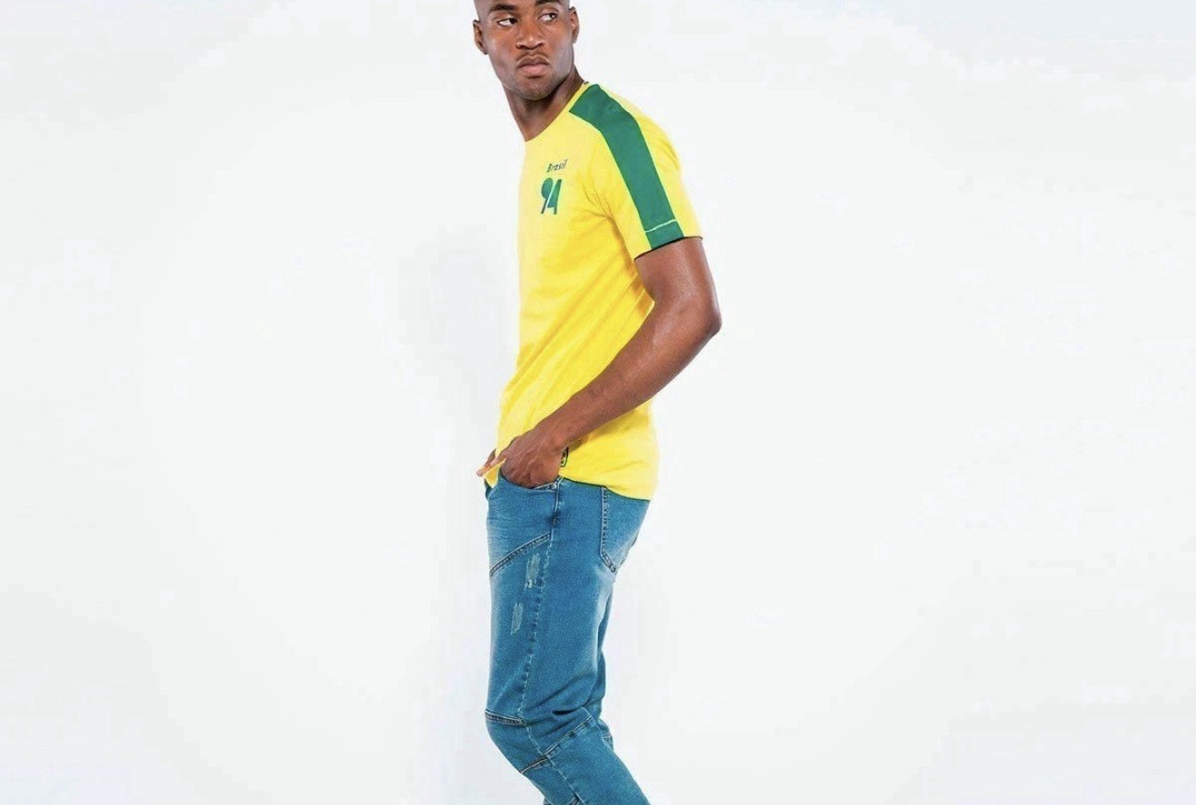 PUMA Mens Forever Football T7 T-Shirt Size: Small, Color Dandelion-(Brazil) thumbnail 8