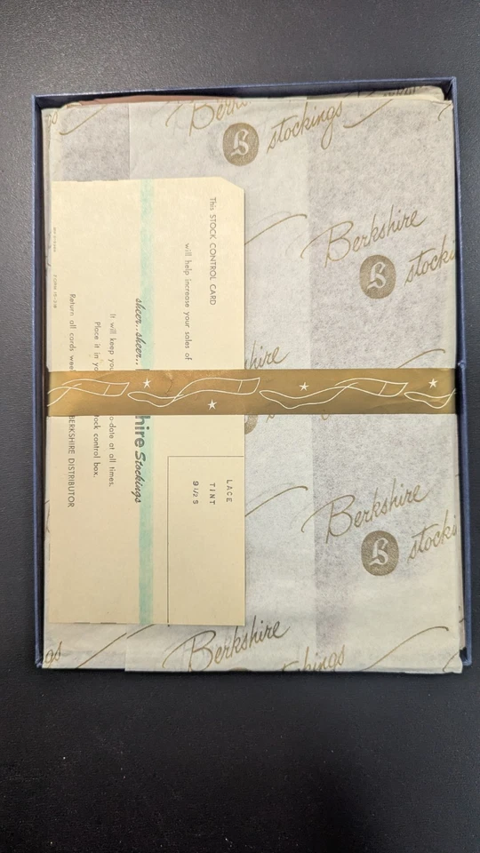 Berkshire Vintage Micro-Mesh Nylon Stockings - "Rose Beige" 9 1/2  3 Pack - Image 3 of 4