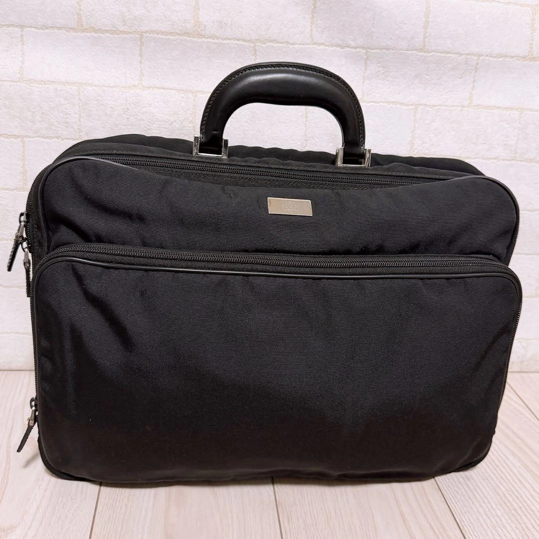GUCCI Briefcase Handbag Nylon