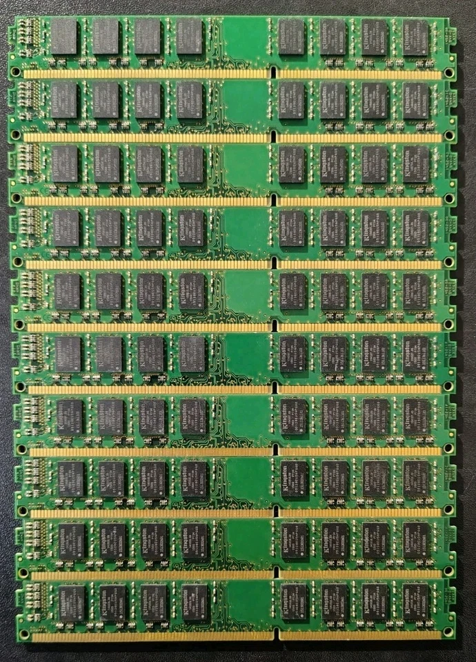80GB (10x8GB) Kingston KVR16N11/8 PC3-12800U Low Profile DIMM SDRAM BPMK1621501 - Image 2 of 3