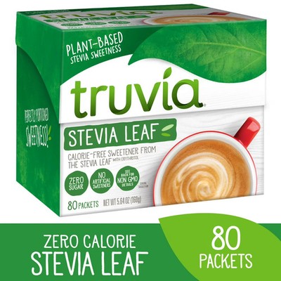 Truvia Original Calorie-Free Sweetener from The Stevia Leaf, 80 Count 5.64 oz