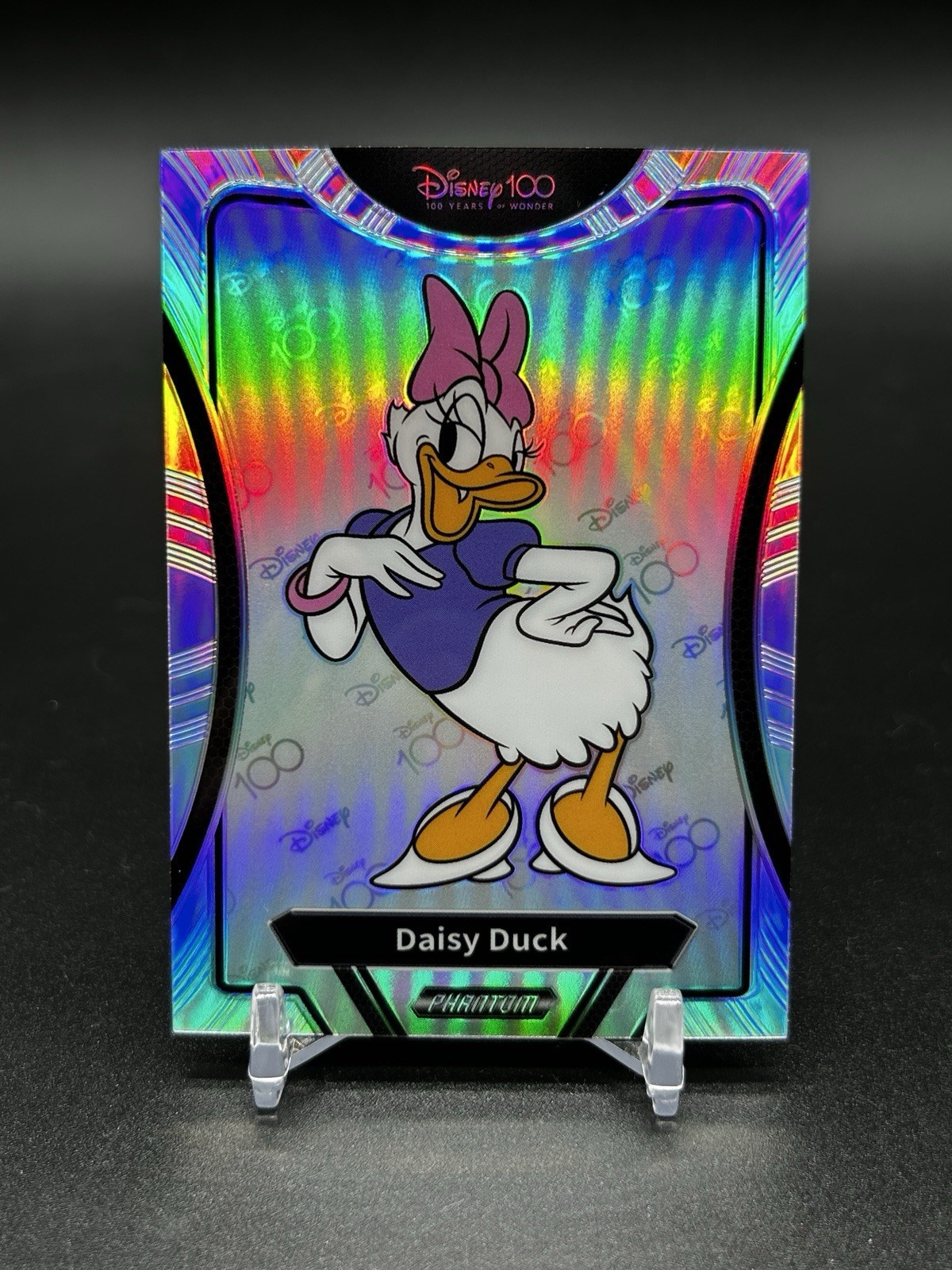 Daisy Duck 2023 Kakawow Phantom Disney 100 Years of Wonder  Daisy Duck 2023 Kakawow Cosmos Disney 100 ALL-STAR Happy Faces 008/169 Limited main image 0