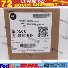 New Factory Sealed Allen-Bradley 25B-D6P0N114 PowerFlex 525 AC Drive US Free Tax