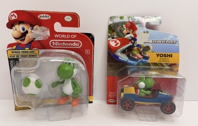 Yoshi With Egg Fig w/ Yoshi Mach 8 Kart | Super Mario Bros. | Jakks Pacific