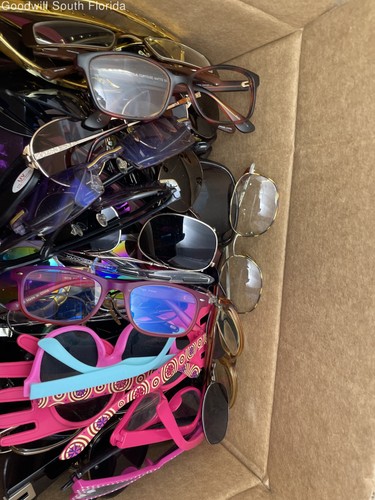 Variety of Glasses and Sunglasses 5 Lbs + 3.7oz Box