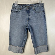 Vintage RL Capri Cropped Saturday Jean Polo Jeans Size 12 (32Wx18L) Cuffed