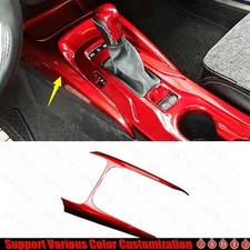 2019-2023  For Toyota Corolla Bright Red Console Gear Shift Both Side Trim 1*