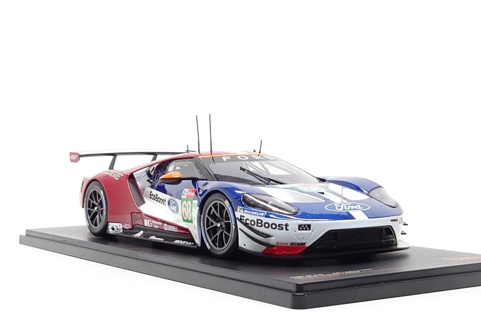 (Dañado) ixo 1:18 Ford GT #68 - 24h Le Mans 2018 - Bourdais / Muller / Mano Foto 4 de 4