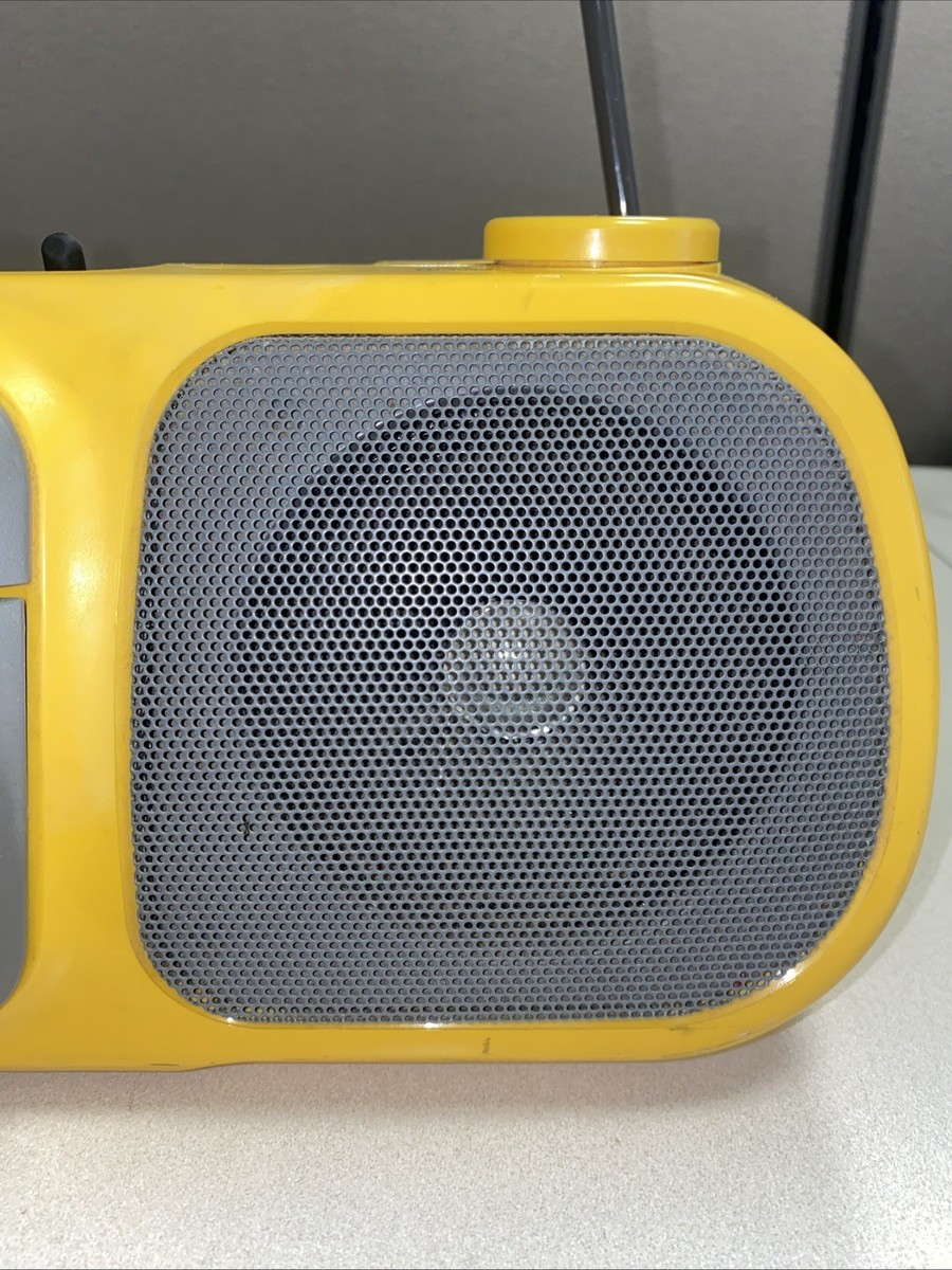 Buy Vtg 1990s Sony Cfm-104 Yellow Cassette Tape Player Stereo