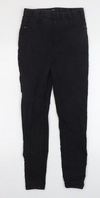 Matalan Damen schwarz Baumwolle Jegging Jeans Größe 8 L26 in Regular