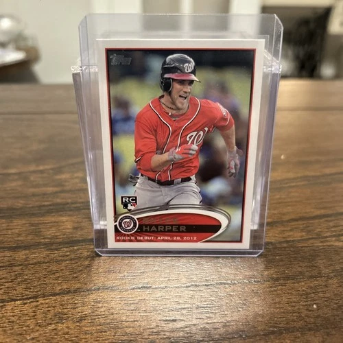 2012 Topps Update Series Rookie Debut Bryce Harper  (RC) Nationals Phillies   