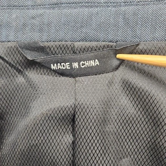 Structure Men Size Large Gray Blazer Jacket Two-Button Notch Lapel - Image 3 of 4