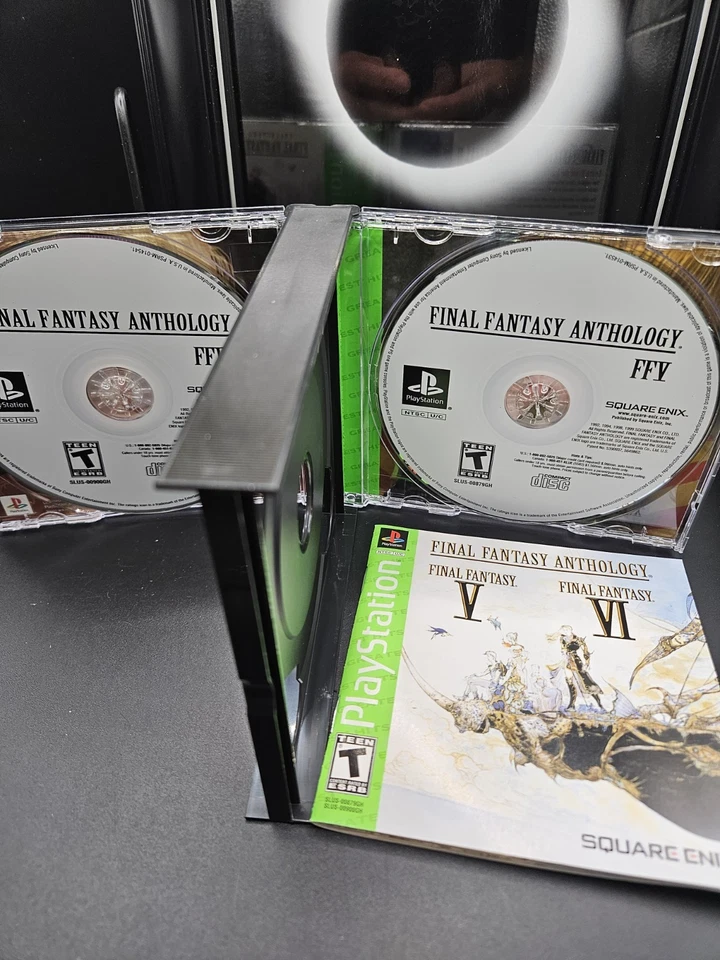 Final Fantasy Anthology V + VI GH / PlayStation 1 PS1 / CIB con scheda di registrazione / leggi  - Immagine 3 di 4