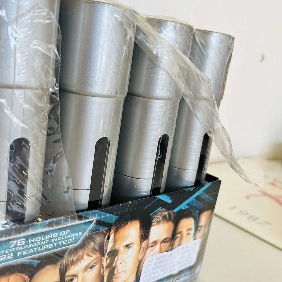 Star Trek: Enterprise - The Complete Series (DVD, 2005, 27-Disc Set) Silver Case - Image 4 of 4