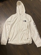 The North Face Waterproof White Windbreaker -...