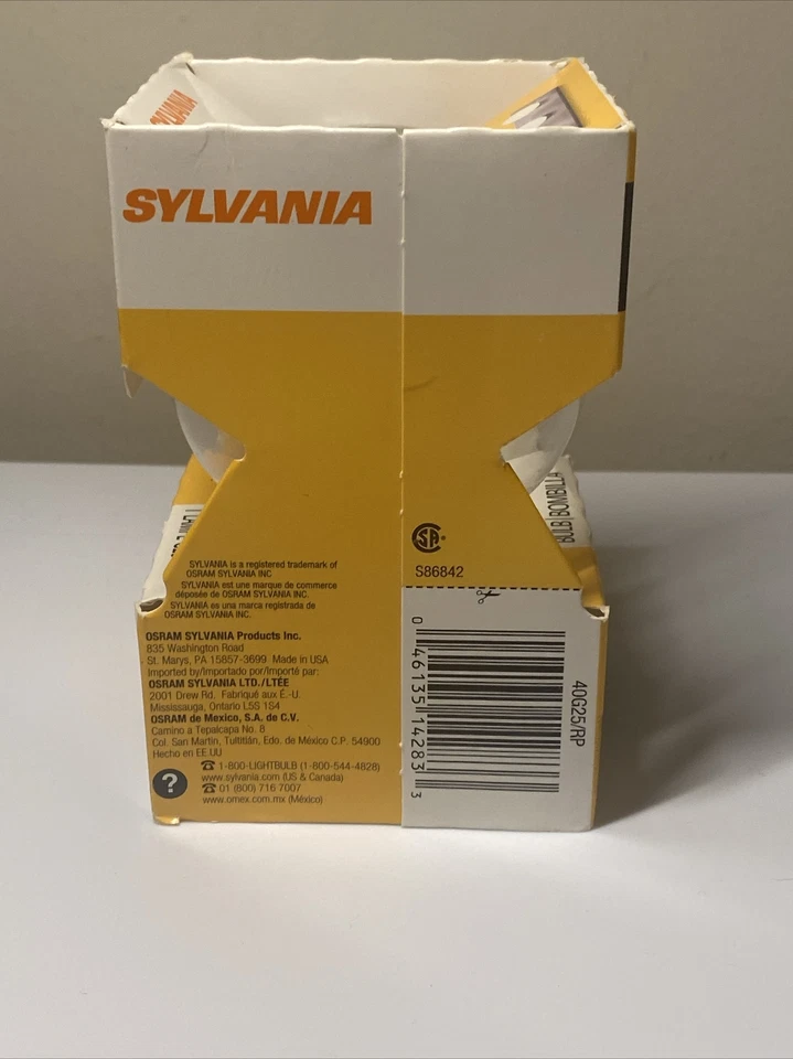 Sylvania 40 Watt Decor Light Bulb Globe G25 1500 Hrs 120-125V S84533 - Image 2 of 4