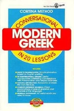 Conversational Modern Greek in 20 Lessons - Paperback - VERY GOOD