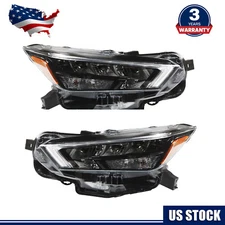 For 2020-2024 Nissan Versa Headlight LED Assembly Driver Passenger Pair 2Pcs Set