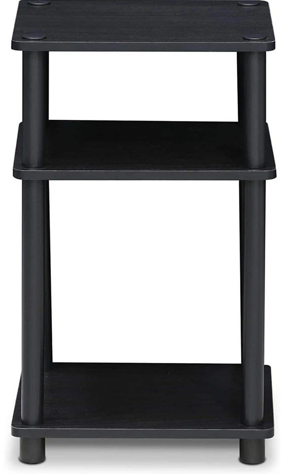 3-Tier End Table 1-Pack Americano/Black, Corner Table, Coffee Table - Image 3 of 4