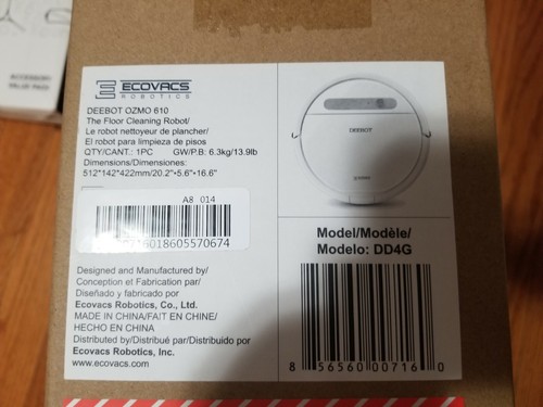 Ecovacs DEEBOT OZMO 610 Robotic Vacuum \u0026\u0026 Mop Cleaner with Accessory Value  Pack 796115944390 | eBay