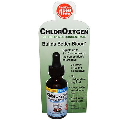 ChlorSauerstoff, alkoholfrei, 1 fl oz (29,5 ml) - Kräuter etc. (ohne Geschmack)