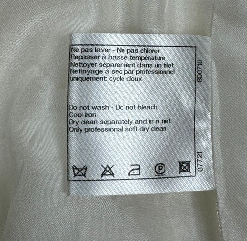 Chanel Pleaded Skirt Cotton Tweed size 38 - Picture 17 of 18