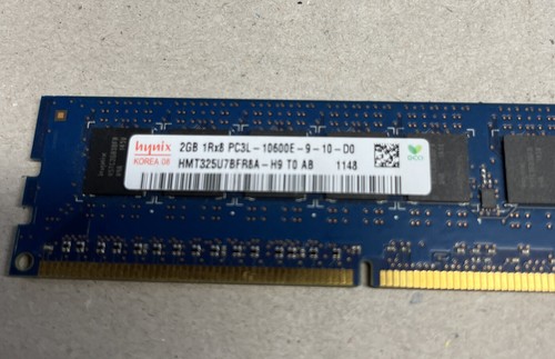 HYNIX 2GB 1Rx8 PC3L-10600E Desktop  Memory HMT325U7BFR8A-H9 T0 AB - Picture 2 of 3