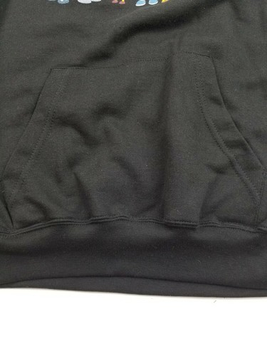 NEW The Simpsons Springfield Citizens Photo Mens Hoodie Black Medium - Picture 2 of 6