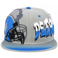 Detroit New Leader Graffiti DET Adjustable Embroidery Football Snapback Hat Cap