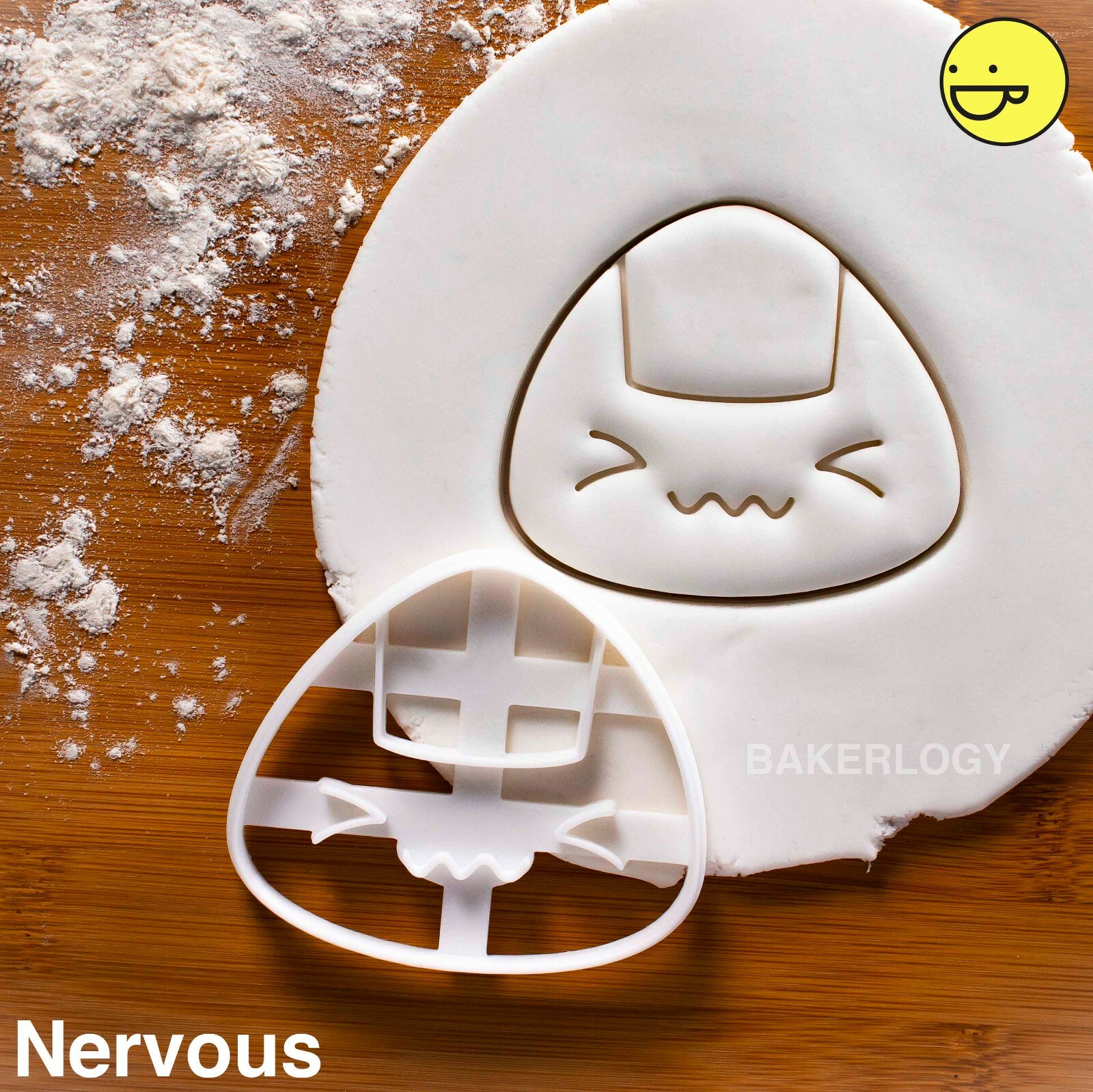 Nervous Onigiri Reis Kugel Keksausstecher Japanisch Kawaii Party Omusubi Süß