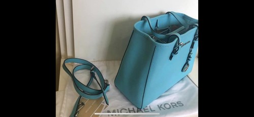 Authentic Michael Kors Jet Set Travel Medium East West Tote - Picture 4 of 5