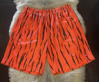supreme Small Box Baggy Mesh Short Tiger