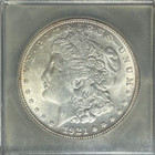 1921-S MORGAN SILVER DOLLAR~ "IN 3RD WORLD HOLDER"