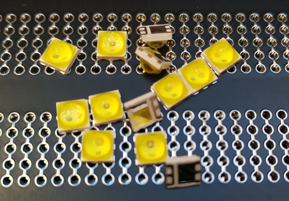 1W SMD5054 UV LED 365nm + 395nm Chip - 3.4V-3.8V 300MA Ultraviolett _ 4-10 Stück - Bild 4 von 4