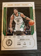 2022-23 Panini Contenders #2 Jayson Tatum Game Night Ticket Basketball RAW Card.