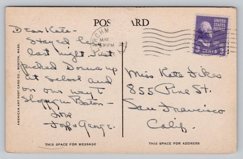 Putting Green Wellesley Country Club Wellesley Massachusetts c1953 Postkarte - Bild 2 von 4